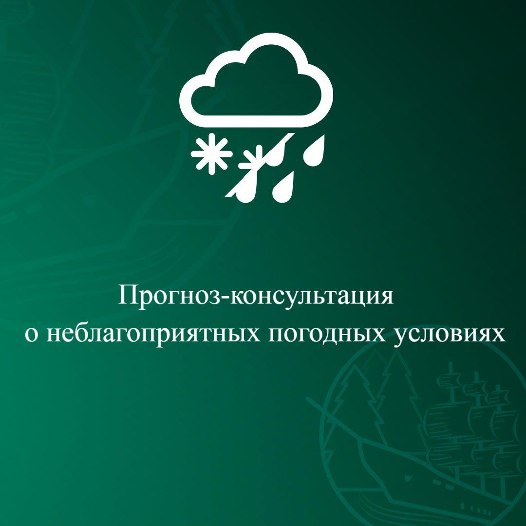 Прогноз-консультация о неблагоприятных погодных условиях.