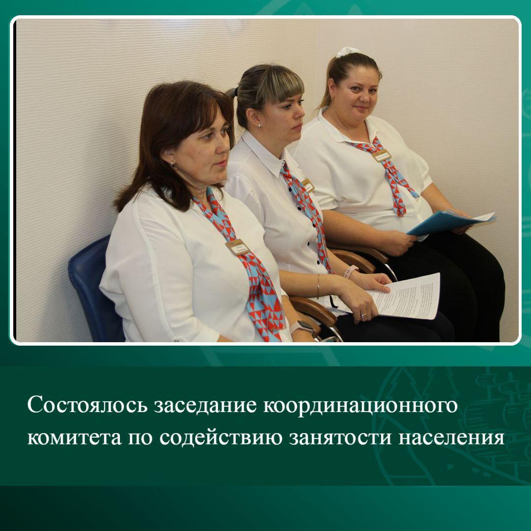 Состоялось заседание координационного комитета по содействию занятости населения.